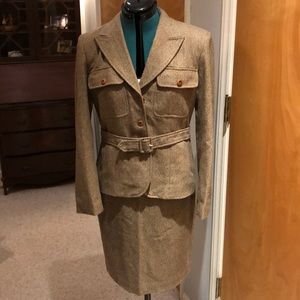 J Peterman wool/cashmere keepers suit.